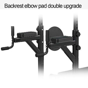 KINGC Heavy Power Tower Dip Stands Adjusting Pull Up/Push IP Bench Fitness Rack Home Gyms Strength Training Equipment Workout Machine 330 Lbs Load (A)