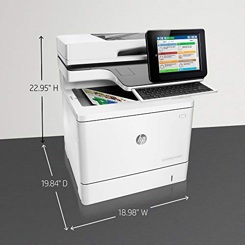 HP Color LaserJet Enterprise Flow Mfp M577c | Streamline Complicated Workflows | Fast Scan Speeds | Built-In OCR Software (B5L54A)