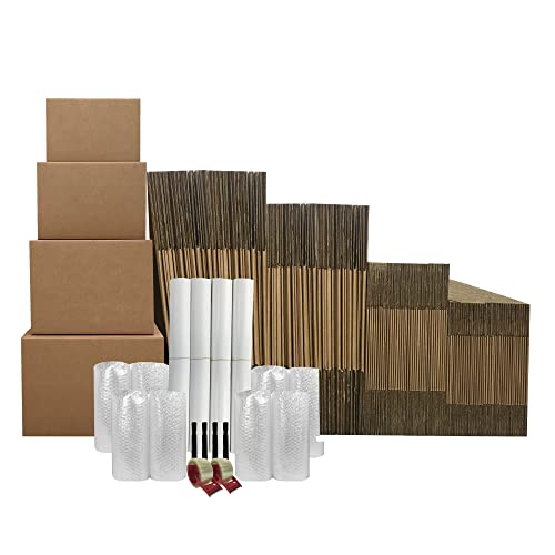 8 Room Basic Moving Kit 124 Boxes & $69 in Packing Supplies.