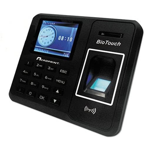 Acroprint 010276000 BioTouch Time Clock, Hours/Minutes/Seconds, 6 x 1 1/2 x 5