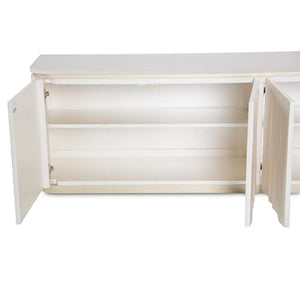 Michael Amini London Place Media Cabinet - Creamy Pearl