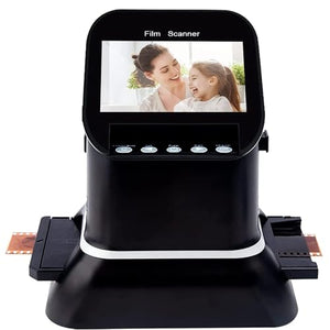 BAIXDM Film and Slide Scanner with 4.3” LCD Screen, 22MP Digital Converter