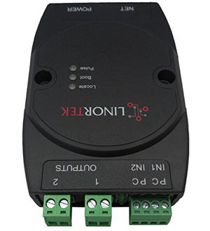 Linortek Netbell-2 TCP/IP Ethernet 2 Zone Bell Ringer Web-Based Bell Controller for 110V 10A Alarm Signal Bell/Horn/Buzzer and Other Timed Equipment POE