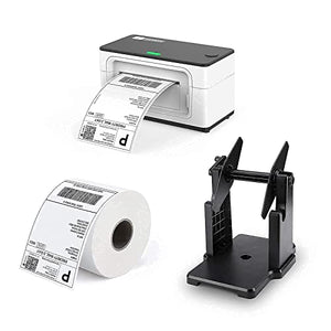 MUNBYN Thermal Label Printer, with Pack of 500 4x6 Roll Labels and Label Holder,High Speed Direct USB Thermal Barcode 4×6 Shipping Label Printer Marker