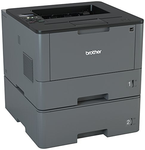Brother Monochrome Laser Printer, HL-L5200DWT, Duplex Printing, Wireless Networking, Dual Paper Trays, Mobile Printing, Amazon Dash Replenishment Enabled