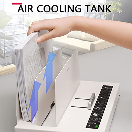 COYEUX Thermal Binding Machine, 1-50mm Binding Thickness, 500 Sheets Capacity, A3/A4/A5/A6, for Contract Document Invoice