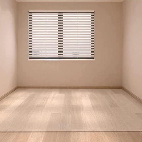 HAIZON Hard-Floor Chair Mat for Hard Floors - Clear Plastic Vinyl Office Mat - Non-Skid Carpet Protector - 1mm Thick