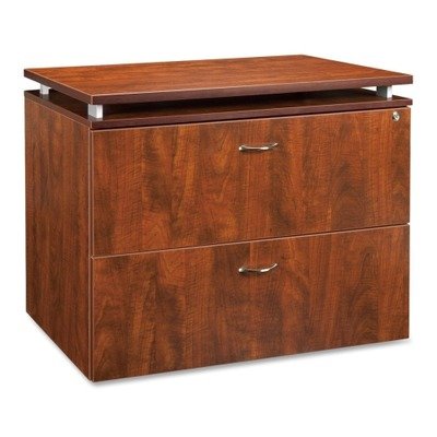 Lorell LLR68719 68600 Series File Cabinet, Cherry