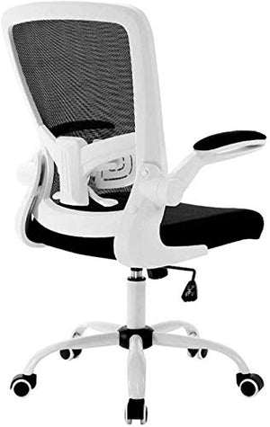 KouRy Ergonomic Mesh Office Chair with Flip Up Arms and Lumbar Support