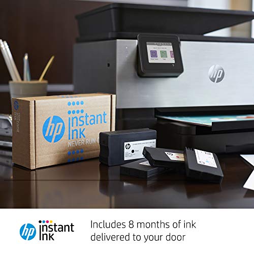 HP OfficeJet Pro 9016 All-in-One Wireless Printer - Includes 8 Months of Ink Delivered to Your Door and Smart Tasks for Home Office Productivity, Works with Alexa (1KR47A)