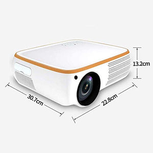 SMQHH Video Projectors, Projectors Bluetooth Projector Mini Projector Home Office Projector HD 1080P 4K Projector,6000 Lumens,30,000 Hours Light Source,20000: 1 Contrast,Suitable for Home and Office P