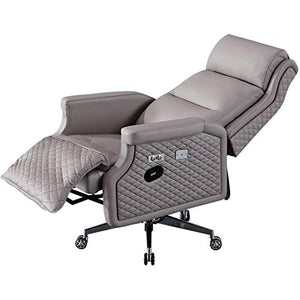 Video Game Chairs Home Office Desk Chairs Office Chairs with Lumbar Support Office Chairs & Sofas Home Office Conference Chair,Luxurious,Reception Chair with Frame Finish Ergonomic Lumbar Support,Gray