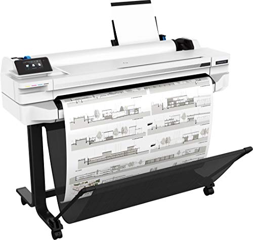 HP DesignJet T525 Large Format Wireless Plotter Printer - 36", with Mobile Printing (5ZY61A)