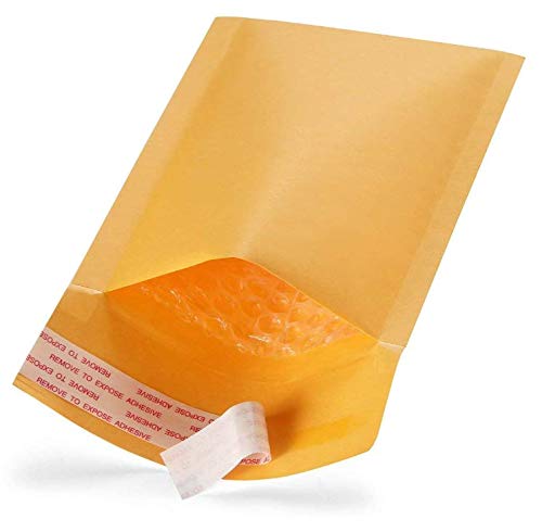 Secure Seal #0 6x10 Kraft Padded Bubble Mailer Shipping Envelopes (Pack of 1000)