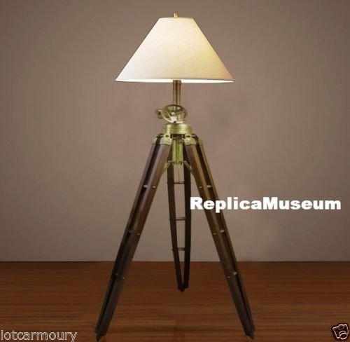 NAUTICALMART Royal Marine Tripod Floor Lamp