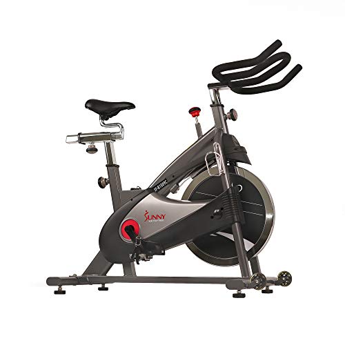 Sunny Health & Fitness SF-B1509C Chain Drive Premium Indoor Cycling Exercise Bike, Gray
