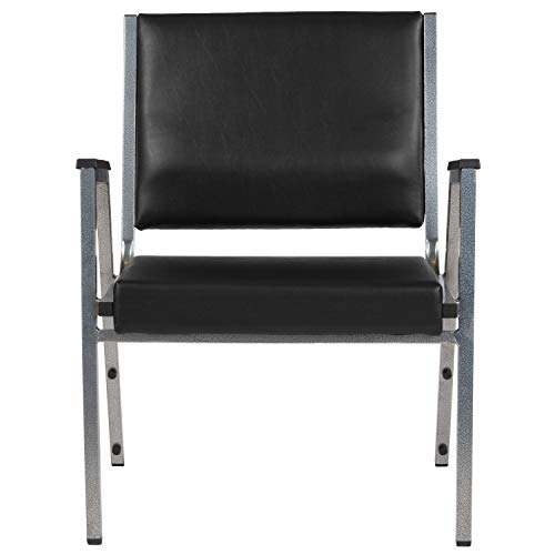 Flash Furniture 4-XU-DG-60443-670-1-BK-VY-GG Bariatric Chairs, 4 Pack, Black Vinyl