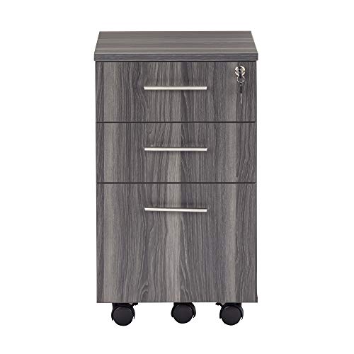 Safco Products MNBBFLGS Medina File Pedestal, Gray Steel, Gray Steel