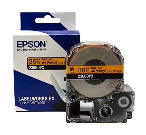 Epson LABELWORKS Safety Manager Bundle - LW-PX800 Industrial Wireless Label Maker, 236VTBYPX Tape Cartridge, 236BOPX PET (Polyester) Tape Cartridge, and 218FRPX PET (Polyester) Tape Cartridge