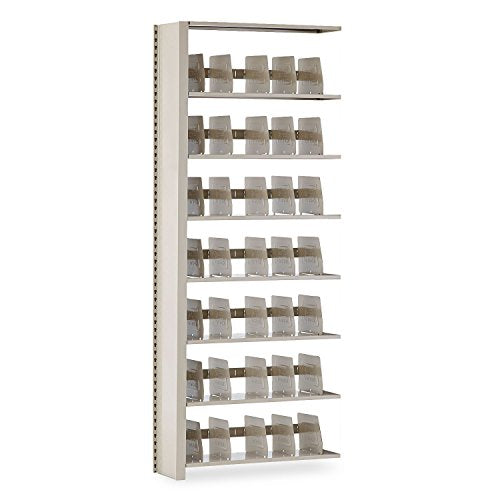 Tennsco 1288ACSD Steel Add-On Unit, 7-Shelf, Snap-Together, 36x12x88, Sand