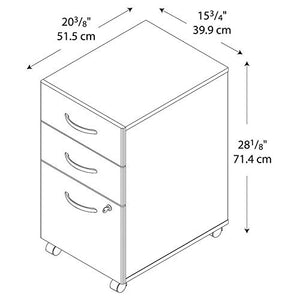 BSHWC24453SU - Bush Mobile Pedestal B/B/F Assembled Series C