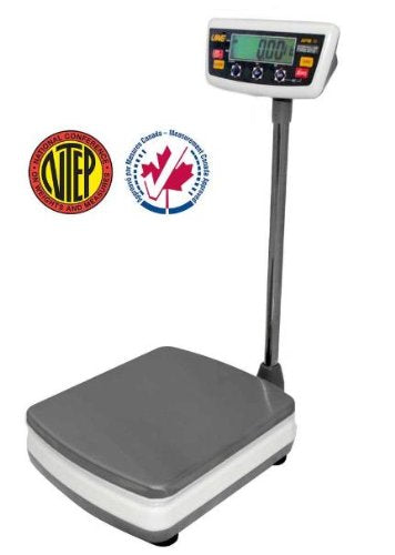 Intelligent APM-30 Portable Bench Shipping Scale, NTEP, Legal For Trade,30 kg/60 lb by 0.01 kg/0.02 lb,Platform size 11"X13",New