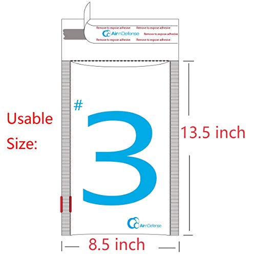 100/200/300/400/500/1000 pcs #3 8.5x14.5 Poly Bubble Padded Envelopes Mailers Shipping Bags AirnDefense (1000)