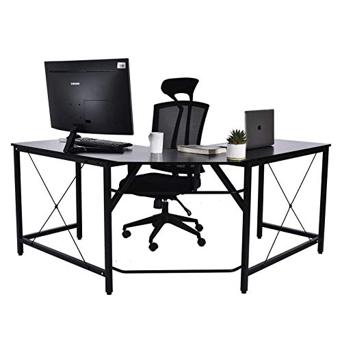 Beeant L Shaped Desk L Shaped Gaming Desk Home Office Desk Corner Computer Desk Gaming Table Workstation for Home Office Study