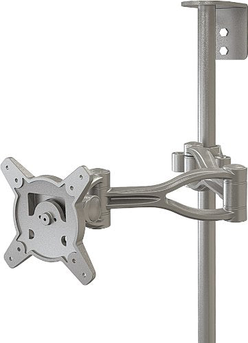 Balt Sit Stand Wall Mount Workstation with Single Monitor Arm, 90377, 51.25"H x 25.63"W x 31"D