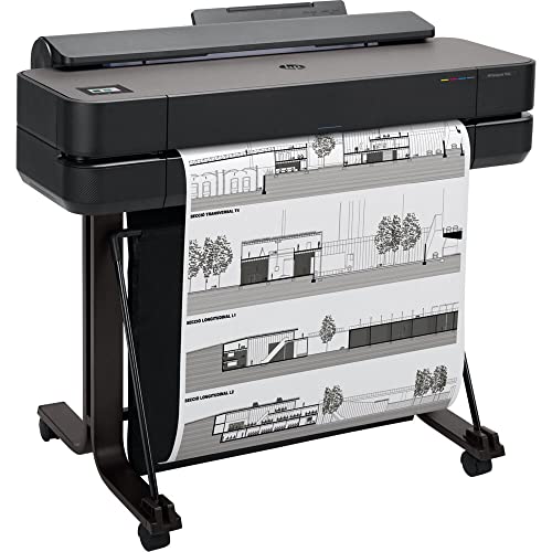 HEWLETT PACKARD DesignJet T650 24" Large Format Plotter Printer (5HB08A) + Deluxe Cleaning Set - Base Bundle