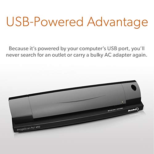 Ambir ImageScan Pro 490i Duplex Document Scanner