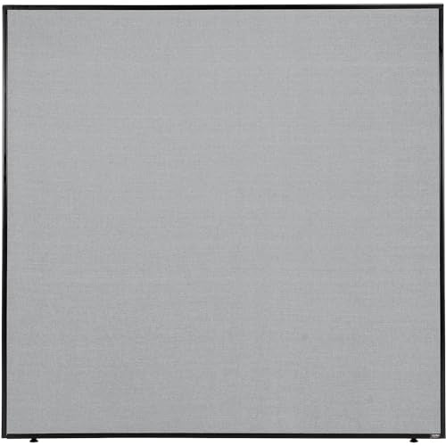 Global Industrial Office Partition Panel, Gray 60-1/4"W x 60" H