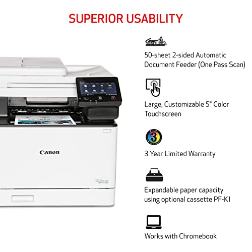 Canon imageCLASS MF753Cdw Wireless Color Laser All-In-One Printer