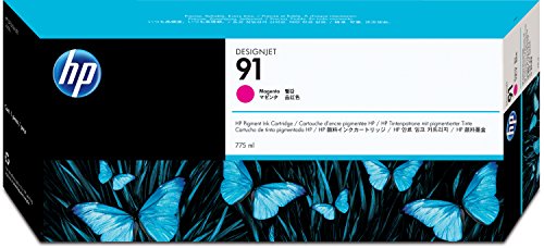 HP 91 775-ml Magenta DesignJet Pigment Ink Cartridge (C9468A)