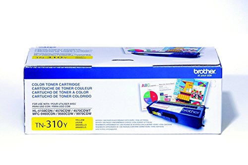 Brother TN310BK, TN310C, TN310M, TN310Y (TN-310BK, TN-310C, TN-310M, TN-310Y) Black, Cyan, Magenta and Yellow Toner Cartridge Set