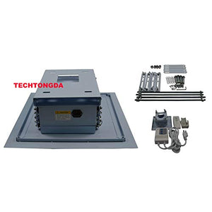 TECHTONGDA Projector Bracket Motorized Lift Projector Lift with Remote Control(Item 120383)