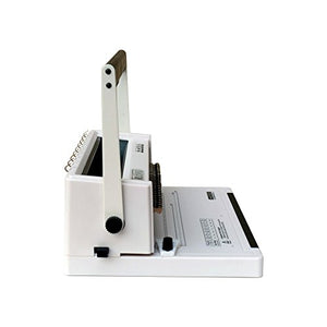 TruBind Wire Binding Machine - TB-W20A - Affordable in-Office Book Binding - Uses 3:1 Wire-Loop Binding - Hole Punch up to 20 Sheets - Adjustable and Portable - Binds up to 120-Pages