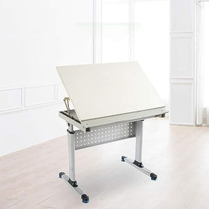 OGRAFF Drafting Table with Lifting Mechanism and Convenient Storage