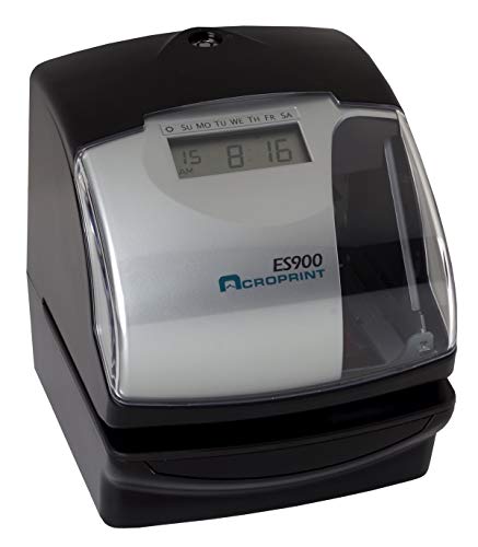 Acroprint ES900 Electronic Payroll Recorder/Time Stamp/Numbering Machine