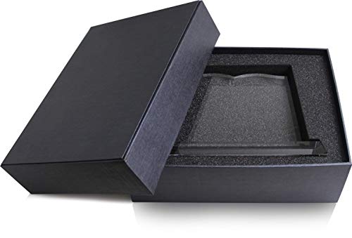 Personalized Crystal Bible Shape Pastor Appreciation Gift Plaque, Customized with Pastor & Church Name, Unique Appreciation for Pastor, Minister, Priest (M - 10")