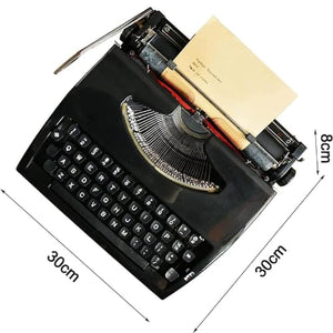 XLTEAM Classic Nostalgia Typewriter - Portable Manual Vintage Literary Retro Collection Gift