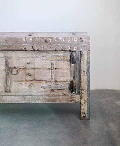 Creative Co-Op Wood & Metal Console with Shelves (each will vary)