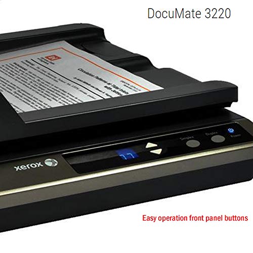 Xerox 97-0041-20U DocuMate 3220 Duplex Color Sheetfed and Flatbed Scanner