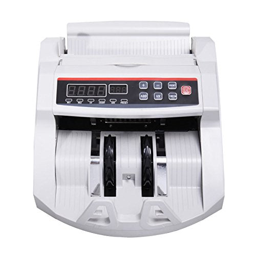 Super buy Money Counter Worldwide Currency Cash Bill Counting Machine Counterfeit Detector UV & MG Cash Bank