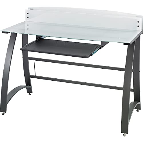 Safco Xpressions Computer Workstation 47" x 23" x 37" Frosted/Black