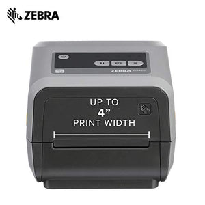 Zebra - ZD420c Ribbon Cartridge Desktop Printer for Labels and Barcodes - Print Width 4 in - 203 dpi - Interface: Wifi, Bluetooth, USB - ZD42042-C01W01EZ