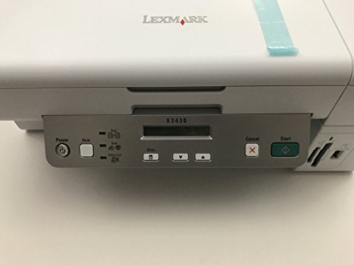 Lexmark X3430 All-In-One With Memory Card Slots Color Printer