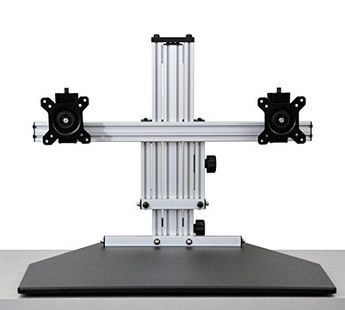Kangaroo Elite- Black- Height Adjustable Standing Desk (Black)