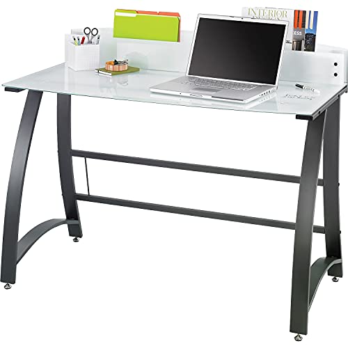Safco Xpressions Computer Workstation 47" x 23" x 37" Frosted/Black
