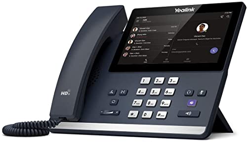 Yealink MP56 IP Phone - Corded/Cordless - Bluetooth, Wi-Fi - Classic Gray, Black